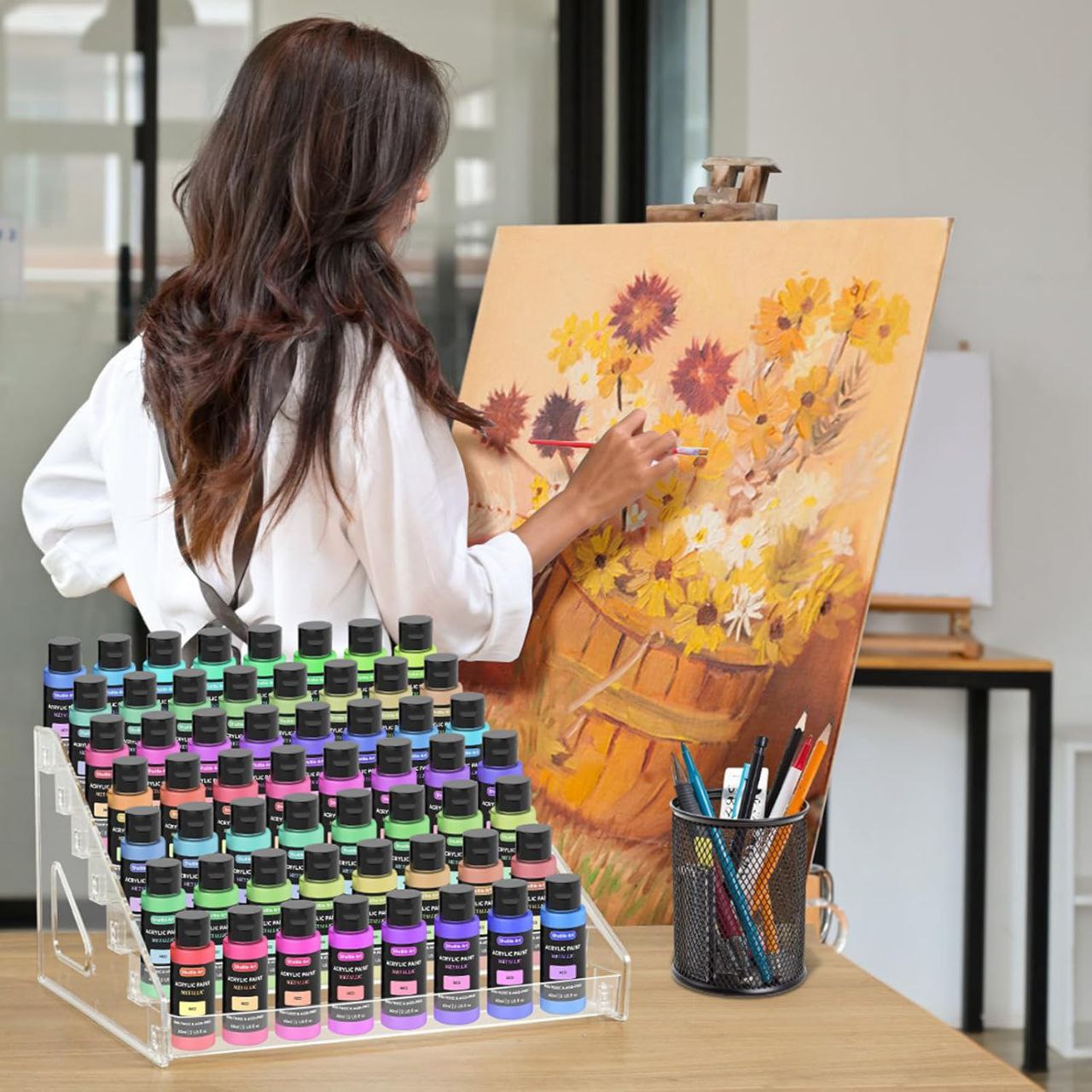 سلم منظم اكريلك ٧ أدوار