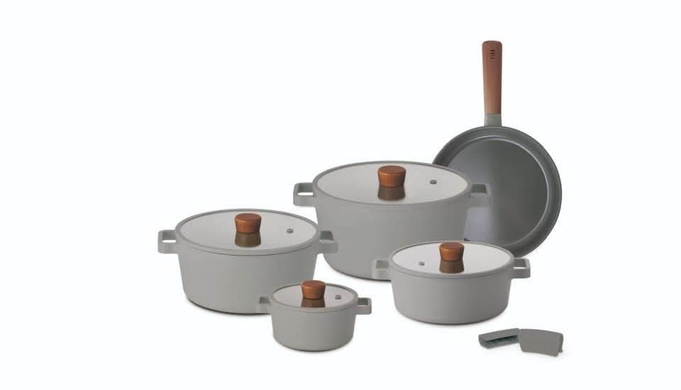 طقم حلل نيوفلام غطاء بيركس موديل فيها ٩ ق